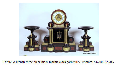 french clock garniture