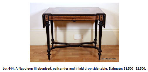 napoleon side table
