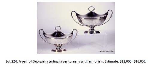 sterling silver tureens
