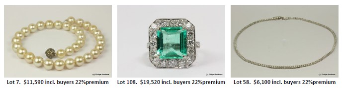 vintage jewellery auction pieces
