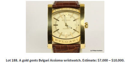 bvlgari wristwatch