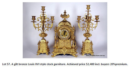 clock garniture