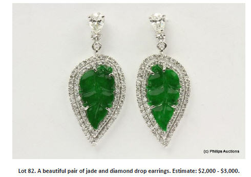 jade diamond earrings