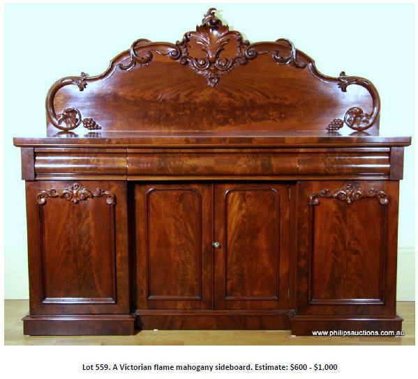 mahogany sideboard