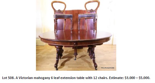 mahogany table