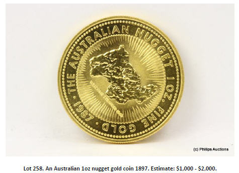 nugget gold coin
