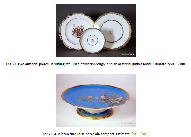 plates and porcelain