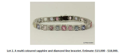 sapphire bracelet