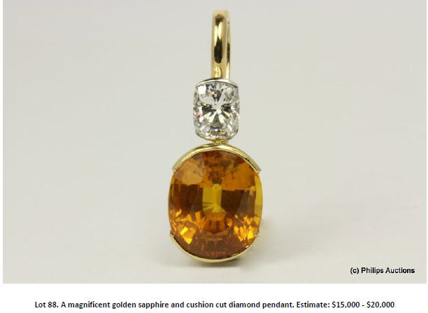 sapphire diamond pendant