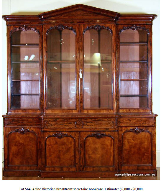 secretaire bookcase