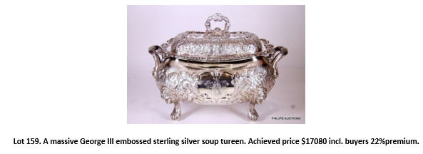 silver soup tureen