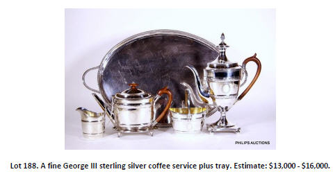 sterling silver coffee service