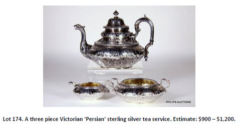 sterling silver tea service