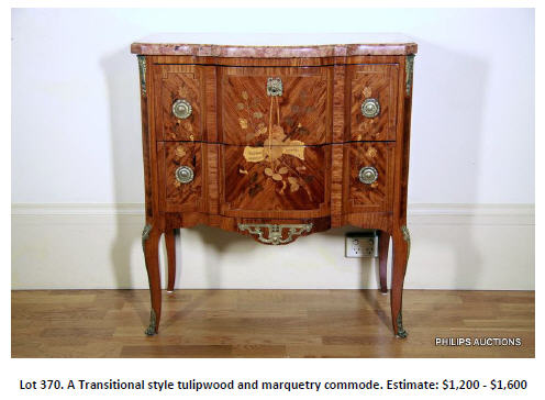 tulipwood commode